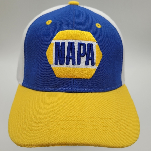 NAPA | colour block adjustable cap hat - Picture 2 of 6